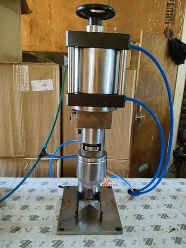 Semi Automatic Aerosol Crimping Machine